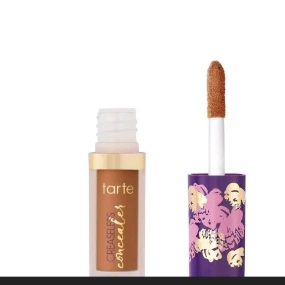 NEW Tarte Creaseless Concealer Deep Sand 52S. Travel O. O35 fl oz